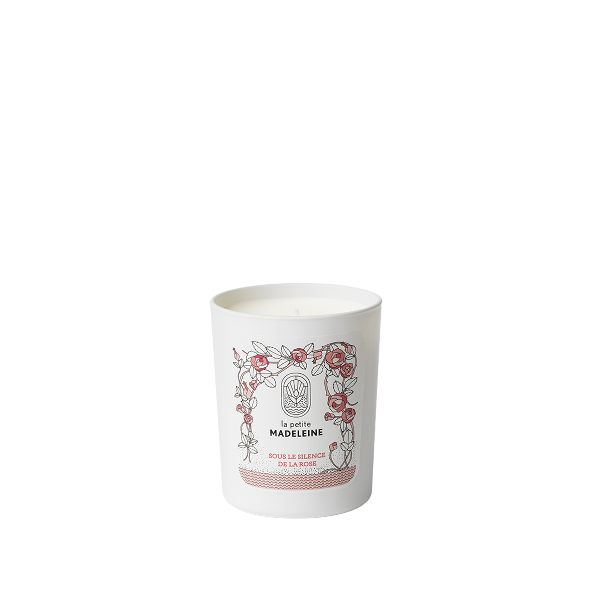 Candle bougie Sous le Silence de la Rose