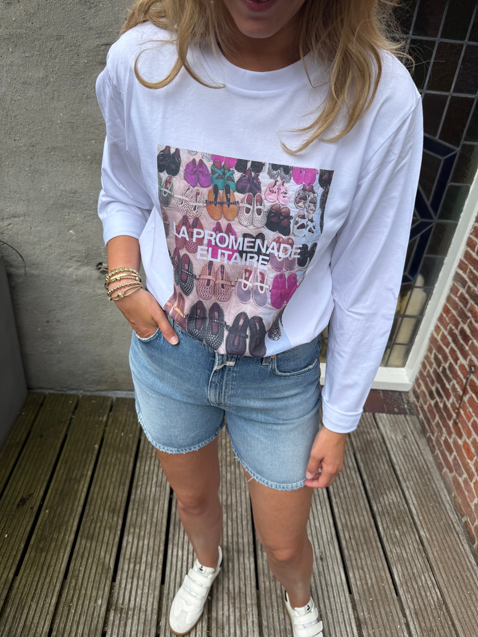 Longsleeve La Promenade Elitaire white