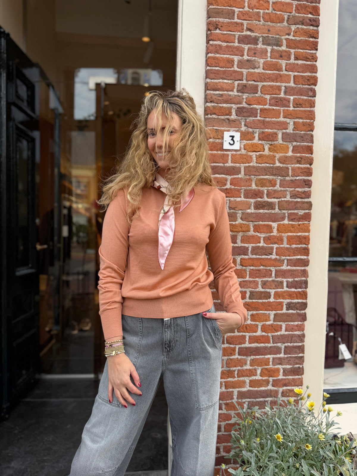 Knit superfine merino turtle peau