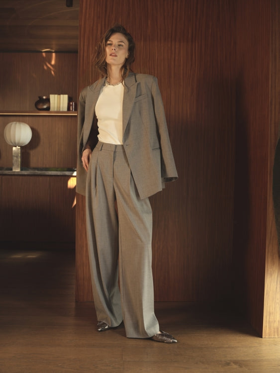 Blazer Bolton wrap grey melange