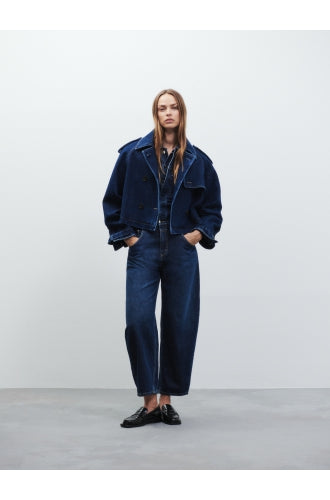 Jacket trench denim