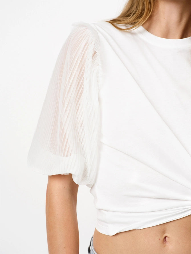 Tee Annissa puffy milk white