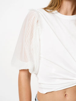 Image of Tee Annissa puffy milk white