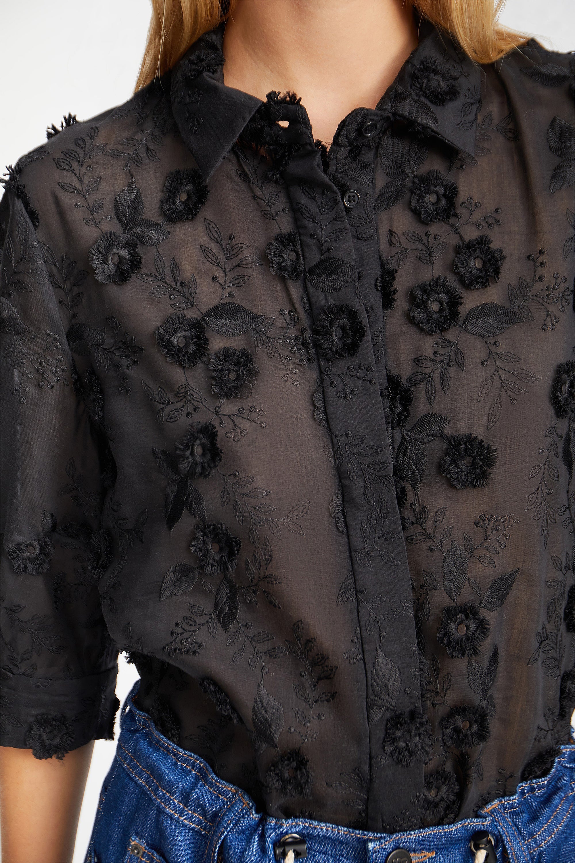 Image of Top Pust black