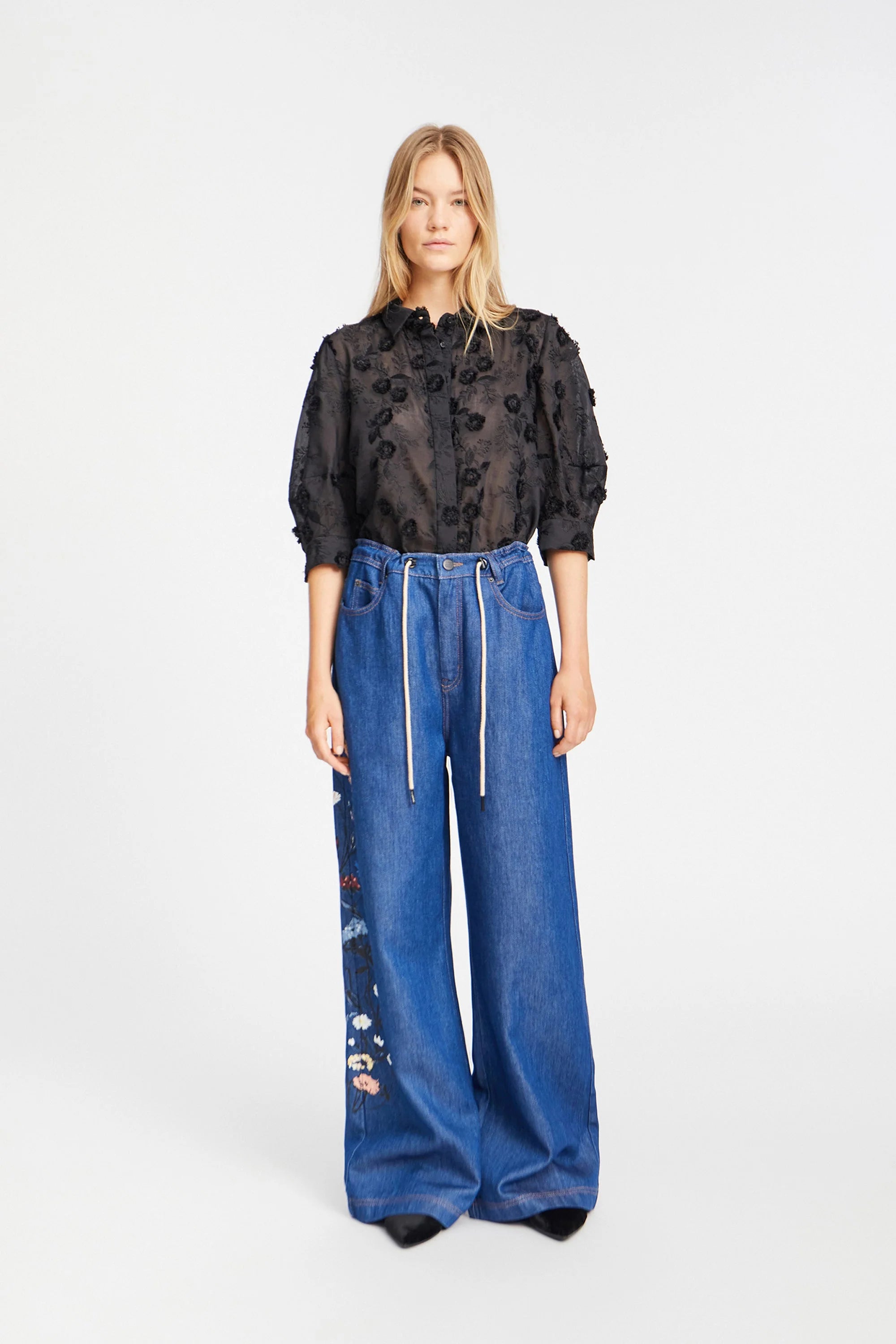 Image of Top Pust black