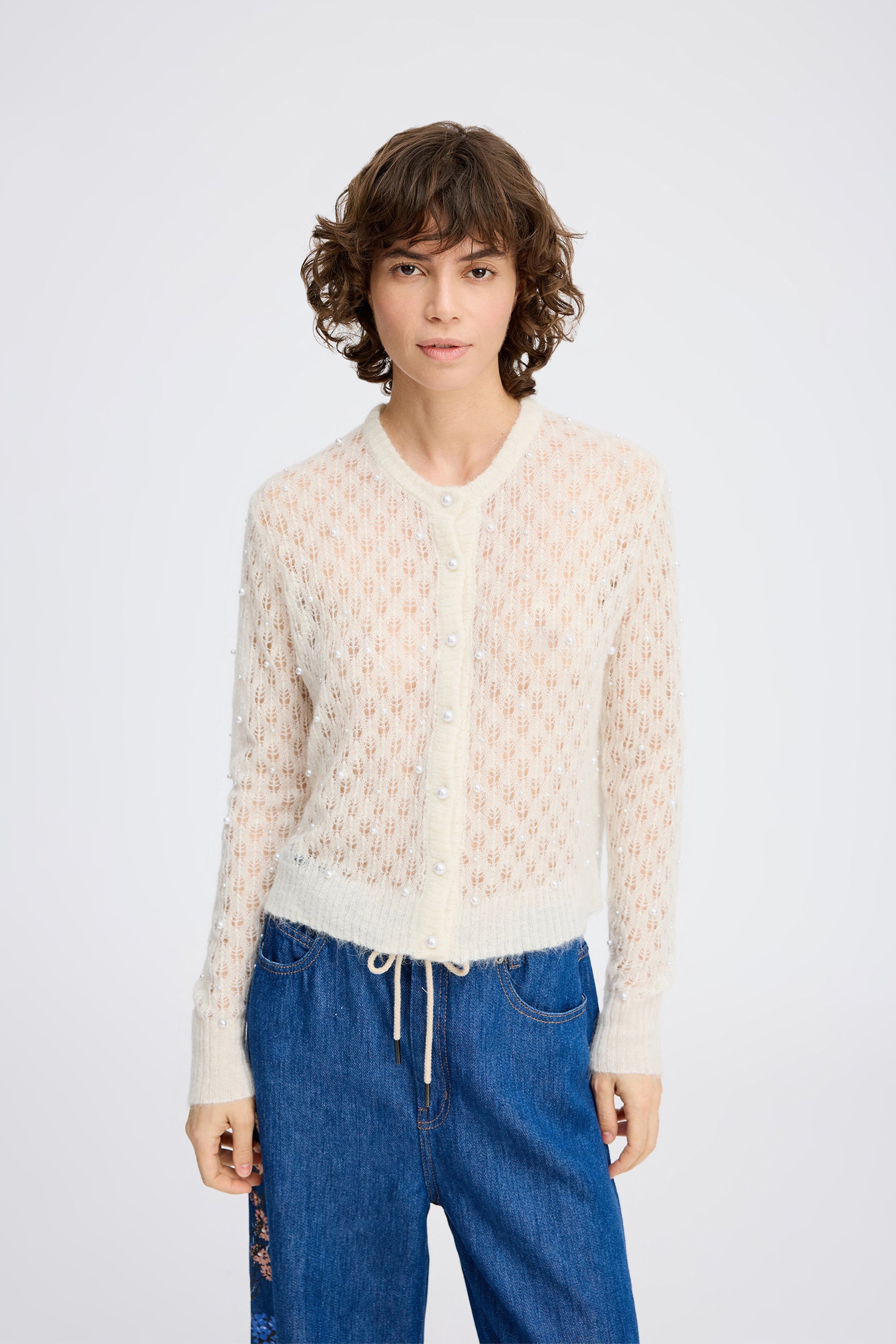 Image of Knit Perli ivory