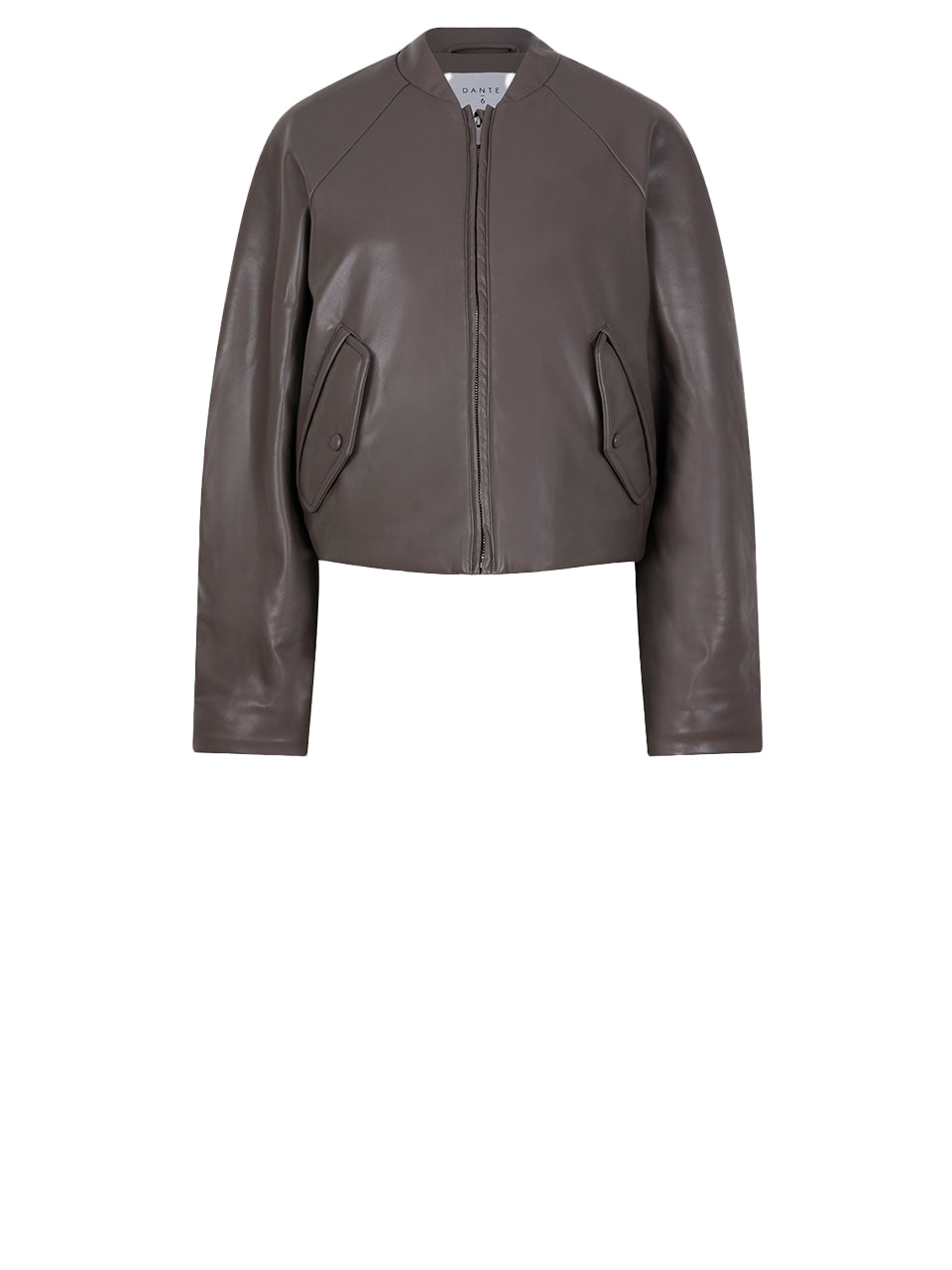 Bomber Duarte faux leather antique grey