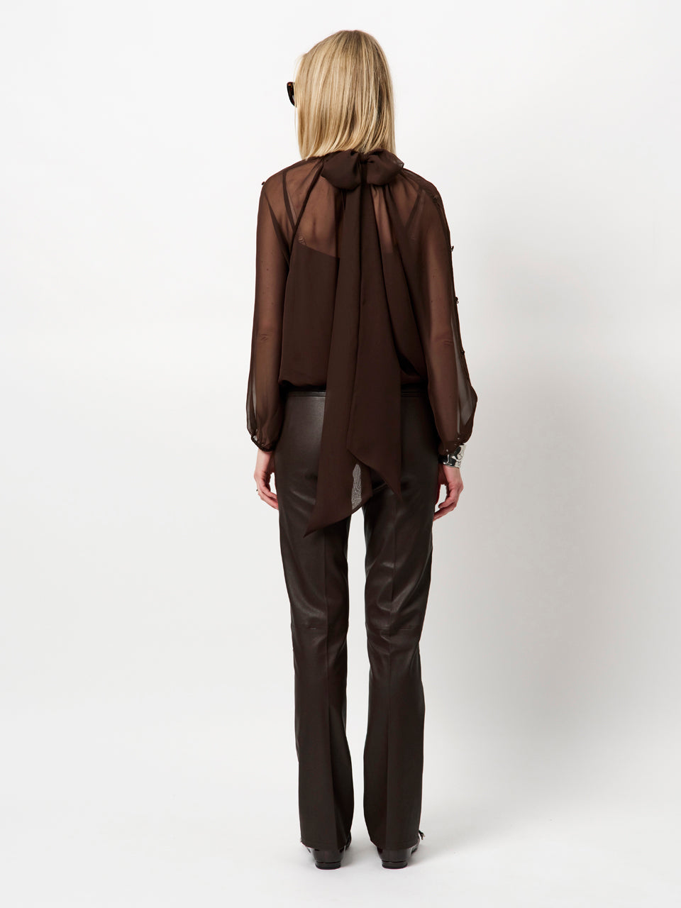 Image of Blouse Sonia espresso brown