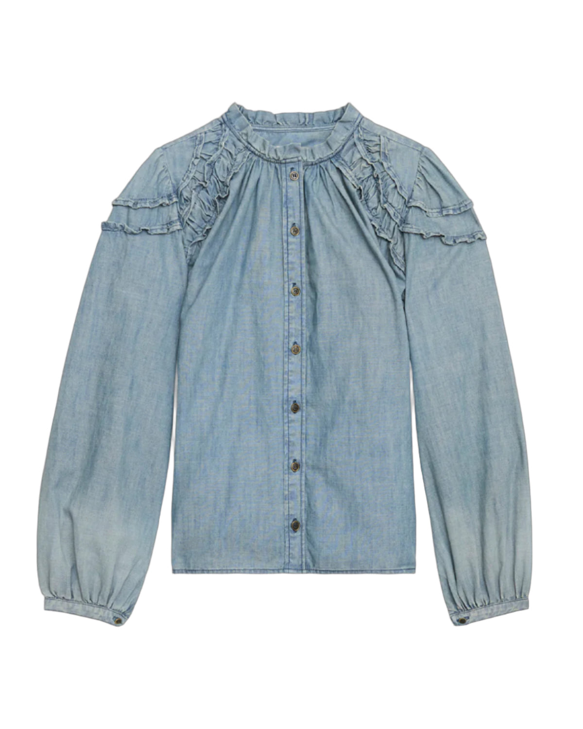 Blouse Milya denim blue