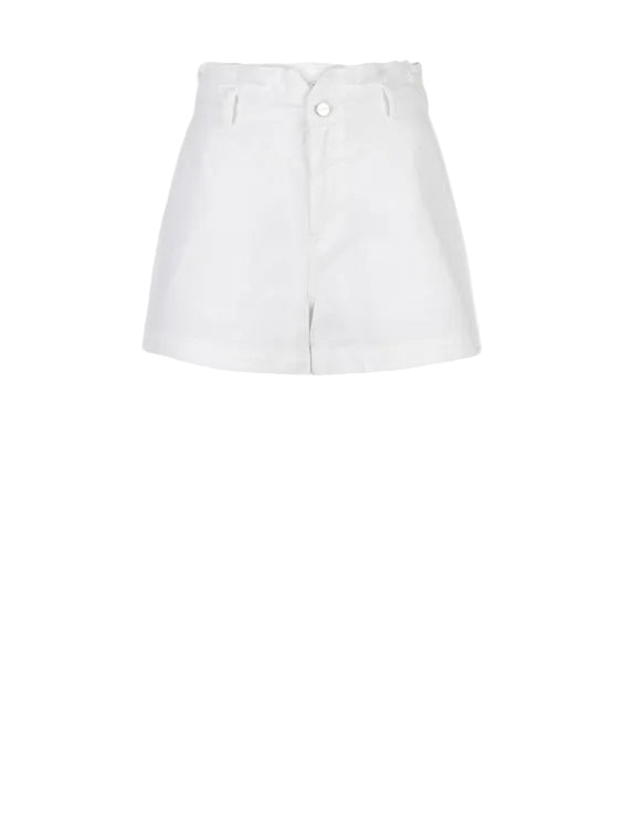 Short Rosie denim white