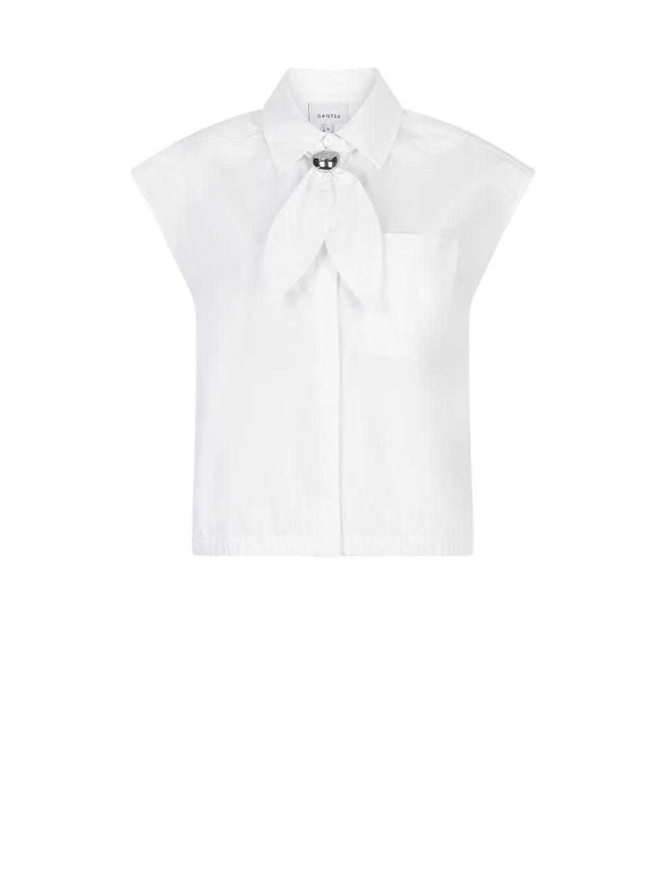 Top Alcon scarf detailed white