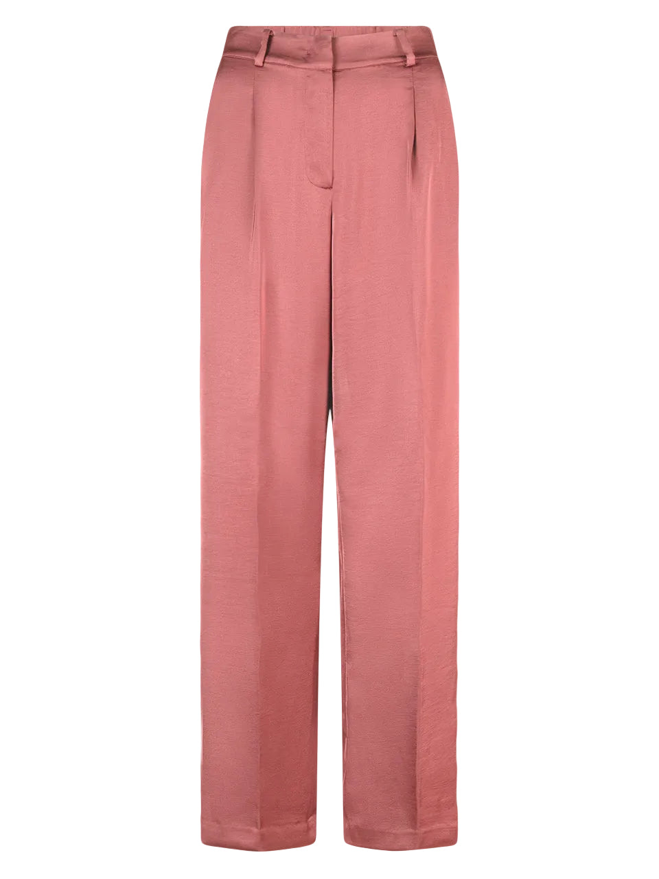 Pants Jules satin coral blush