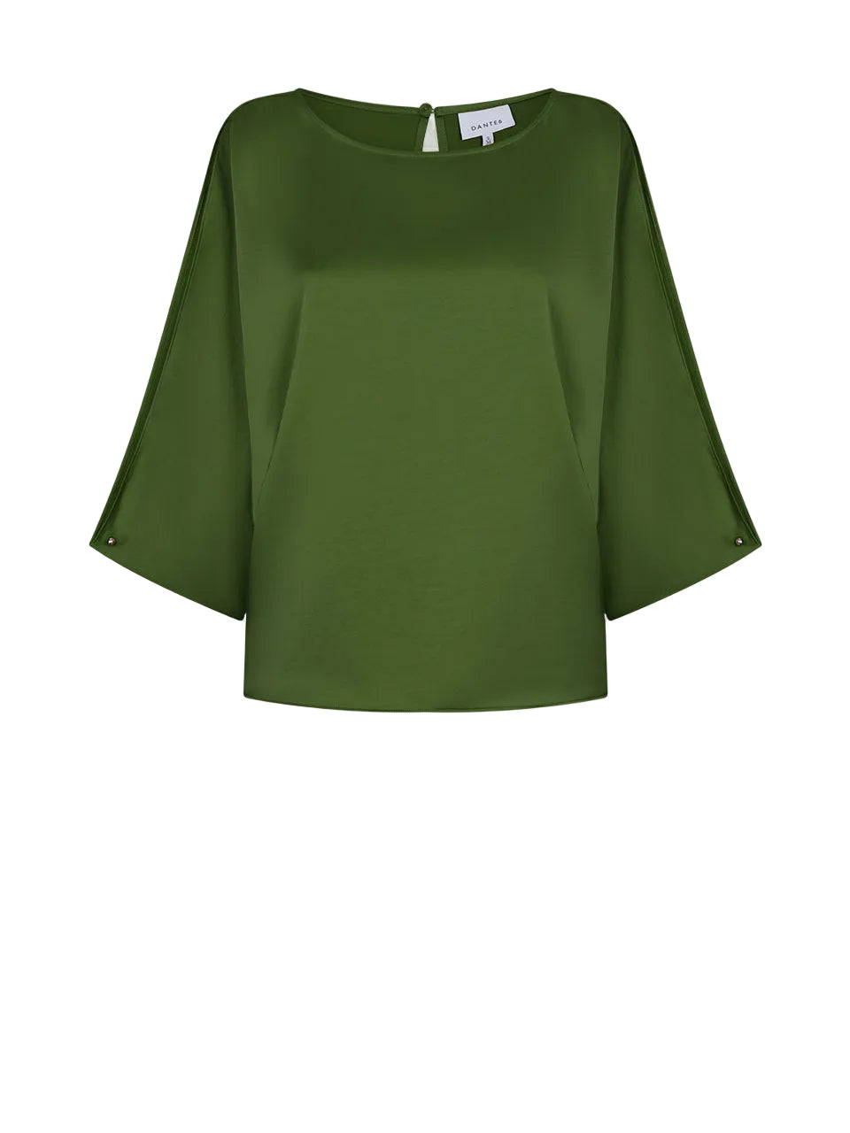 Blouse Risette satin smart green