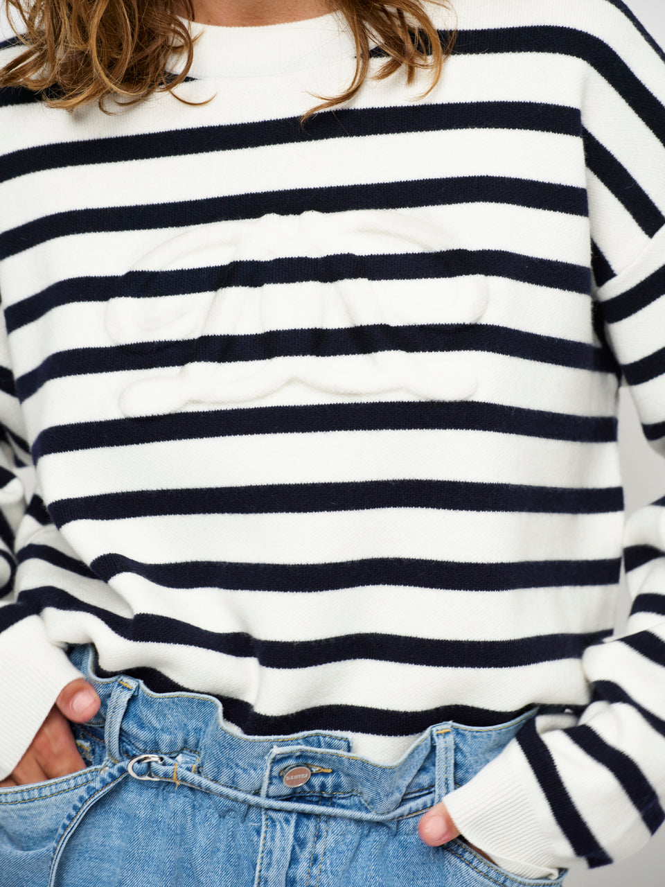 Sweater Twixa logo stripe