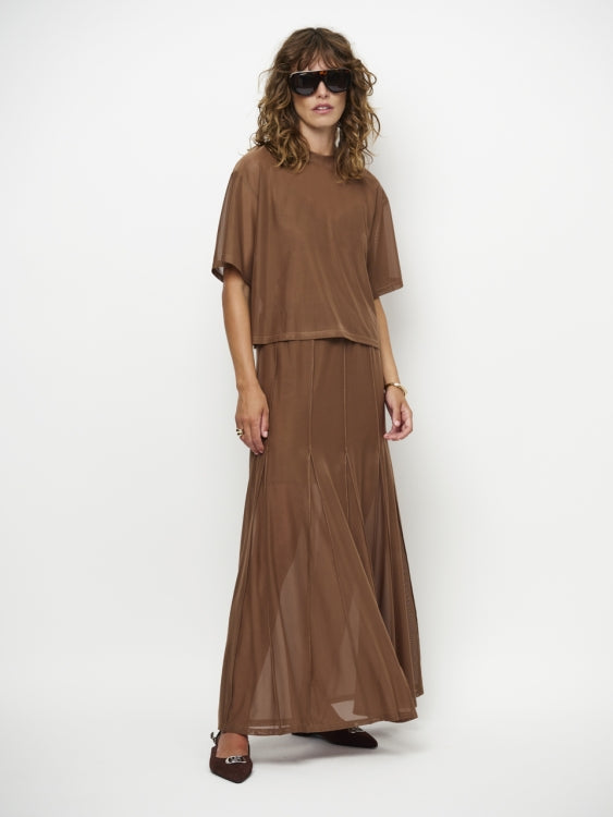 Tee Tenz mesh mocha mousse