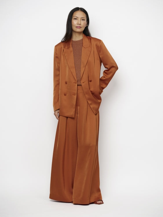 Image of Blazer Sevigny satin sunset