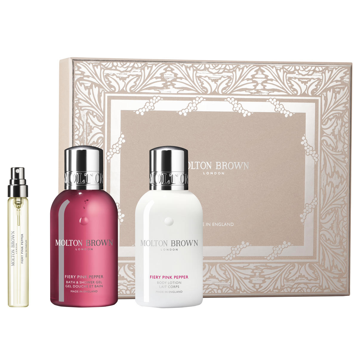 Giftset travel Fiery pink pepper