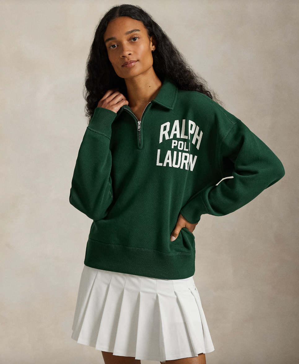 Zipper logo forest green