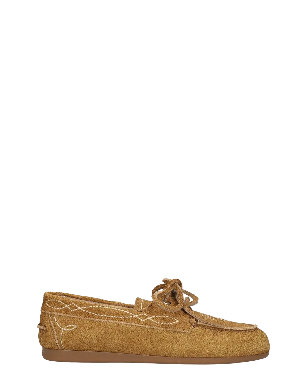 Image of Boat loafer Prairie suede camel