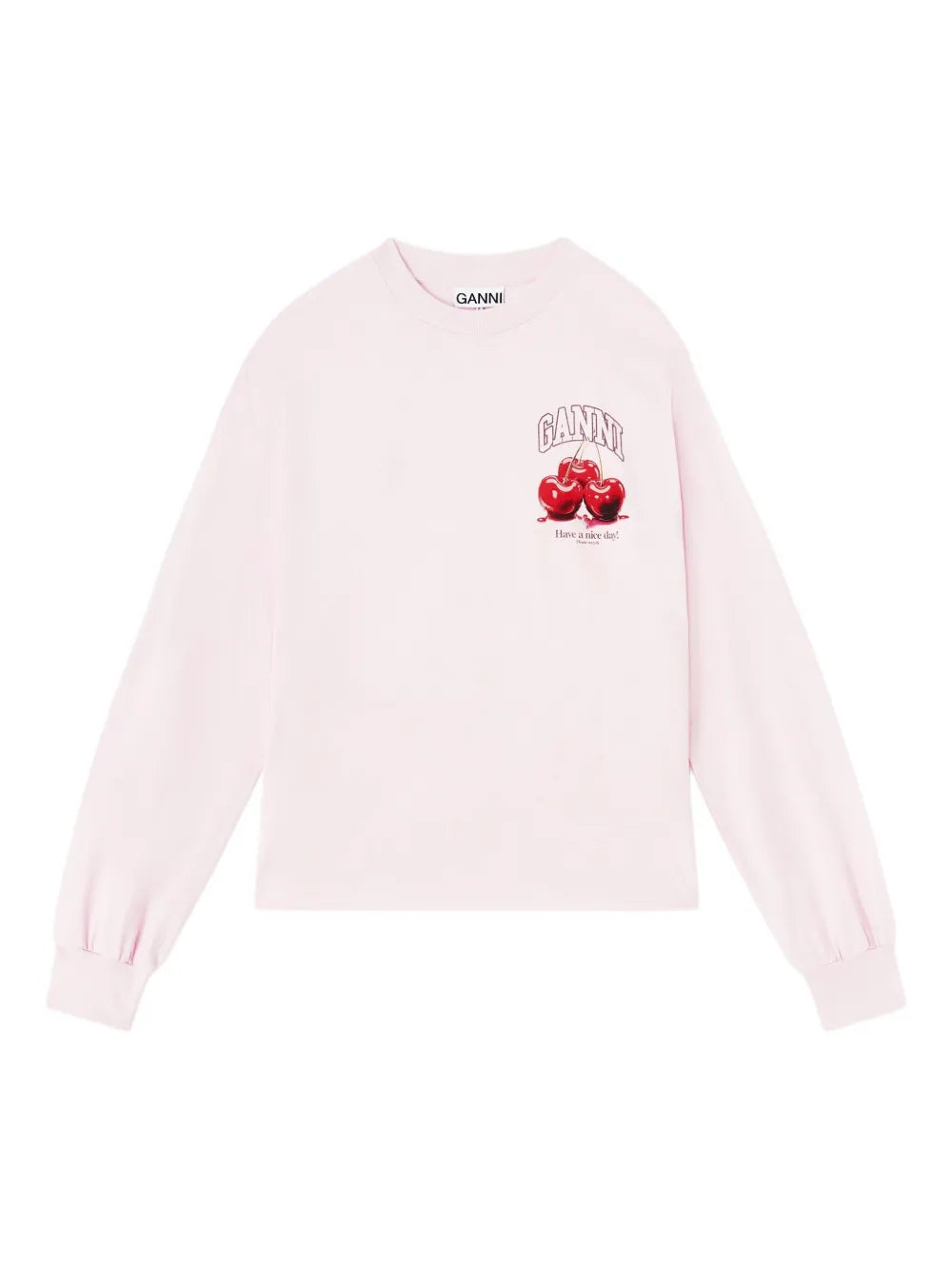 Image of Longsleeve pink logo cherry