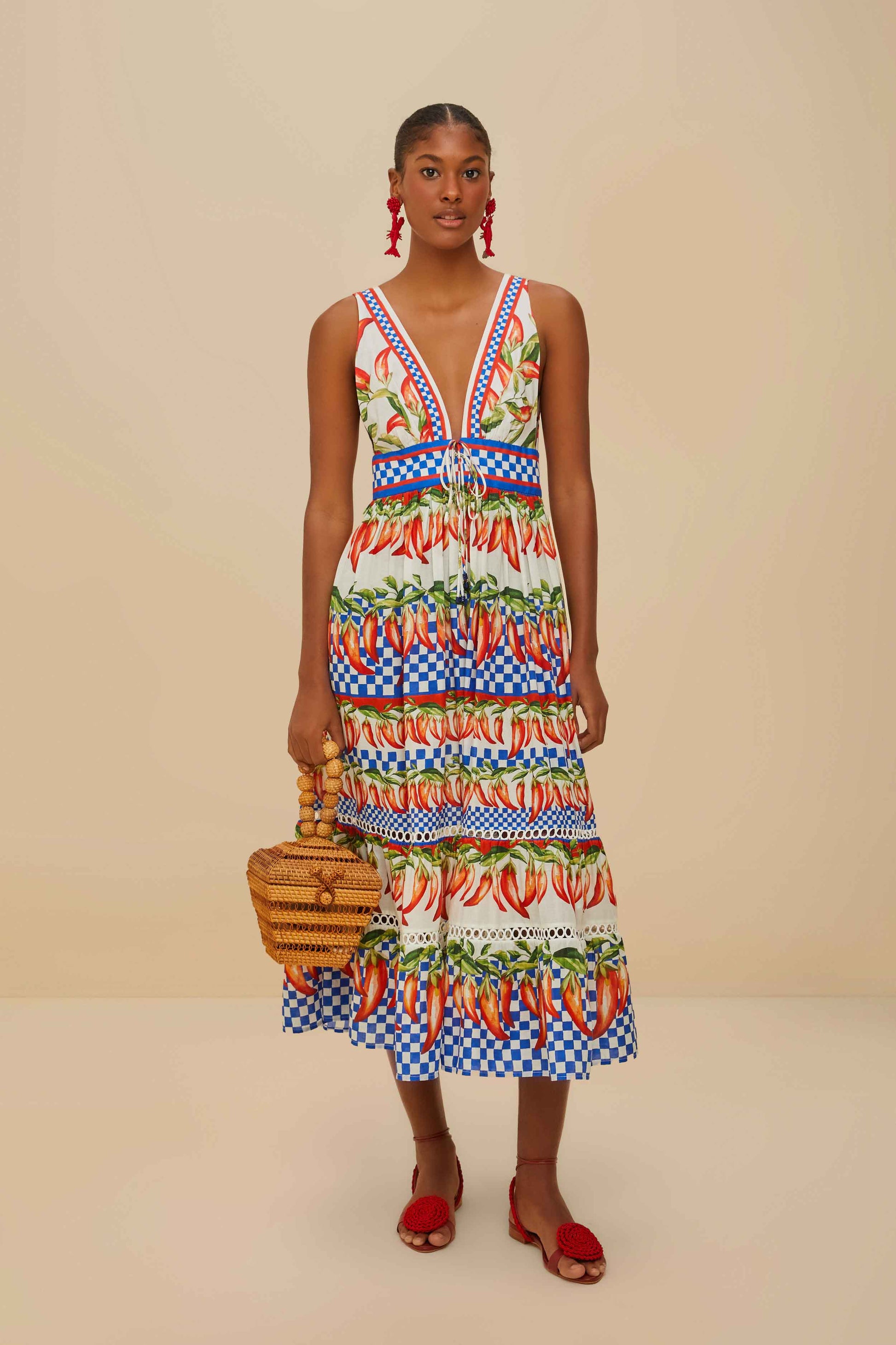 Dress midi Picnic Peppers Ainika
