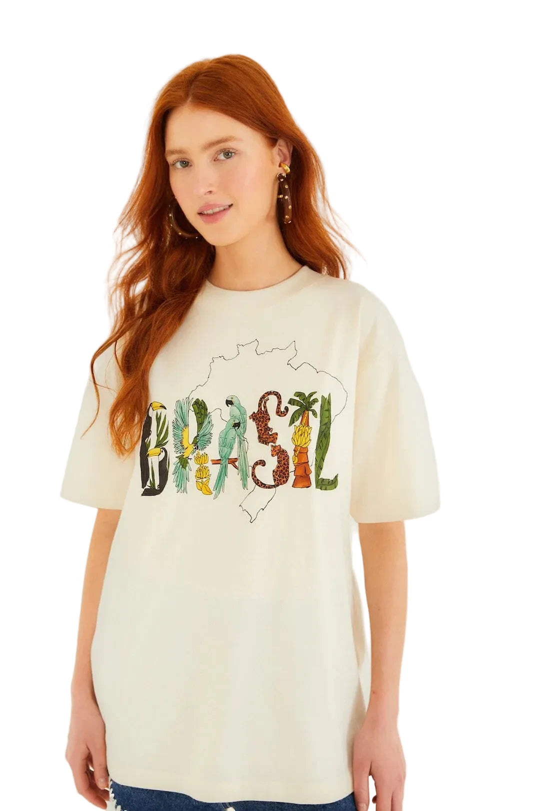 Tee Brasil offwhite