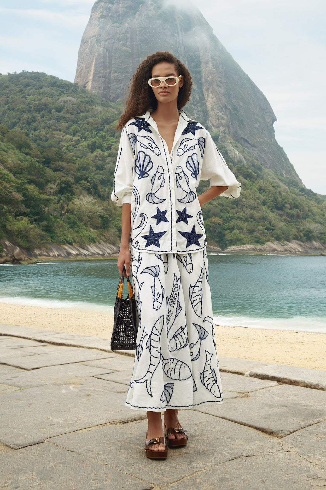 Skirt Fresh fish white