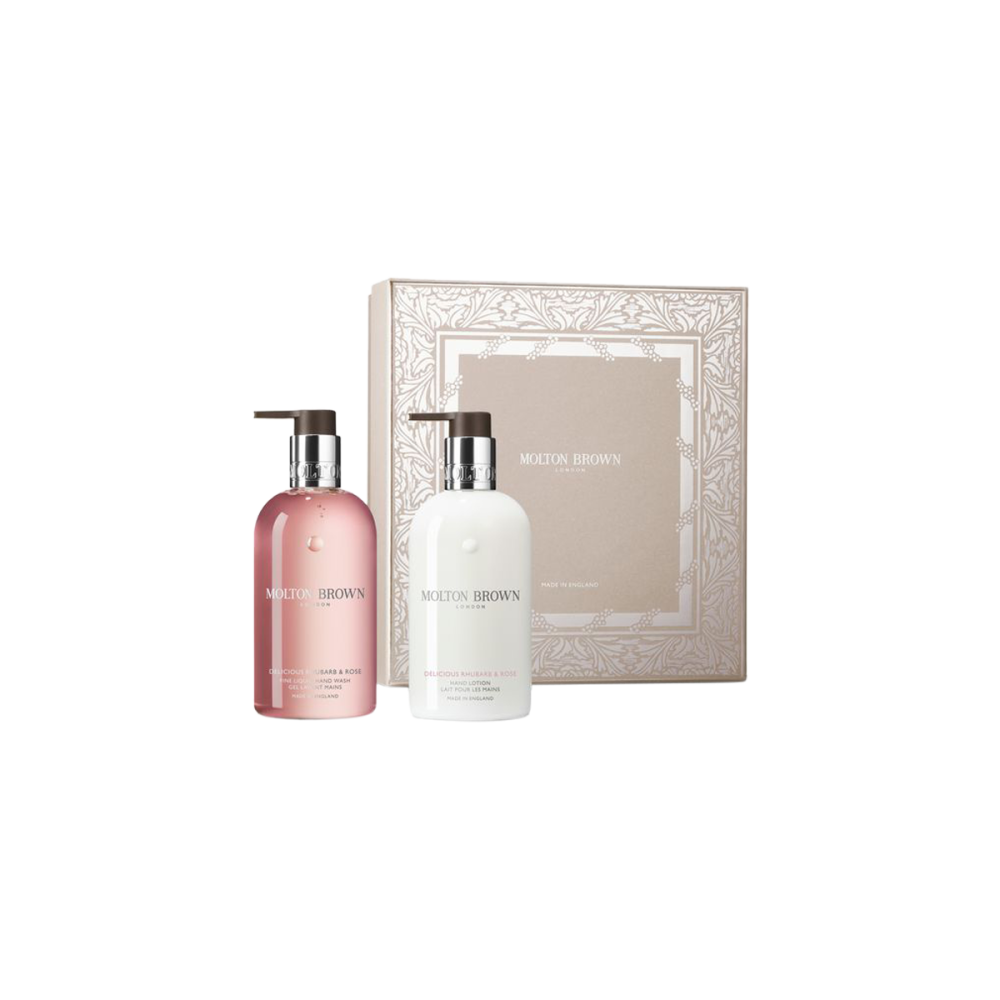 Giftset Rhubarb & rose hand care