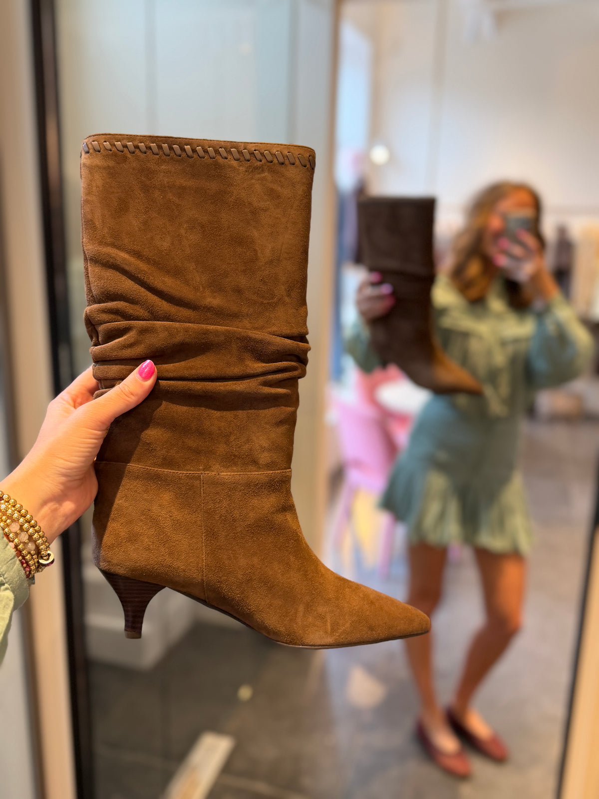 Boots Hope suede taupe