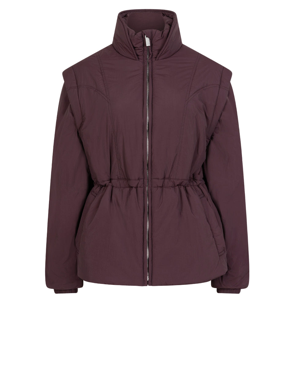 Jacket Blair pubber mulberry red