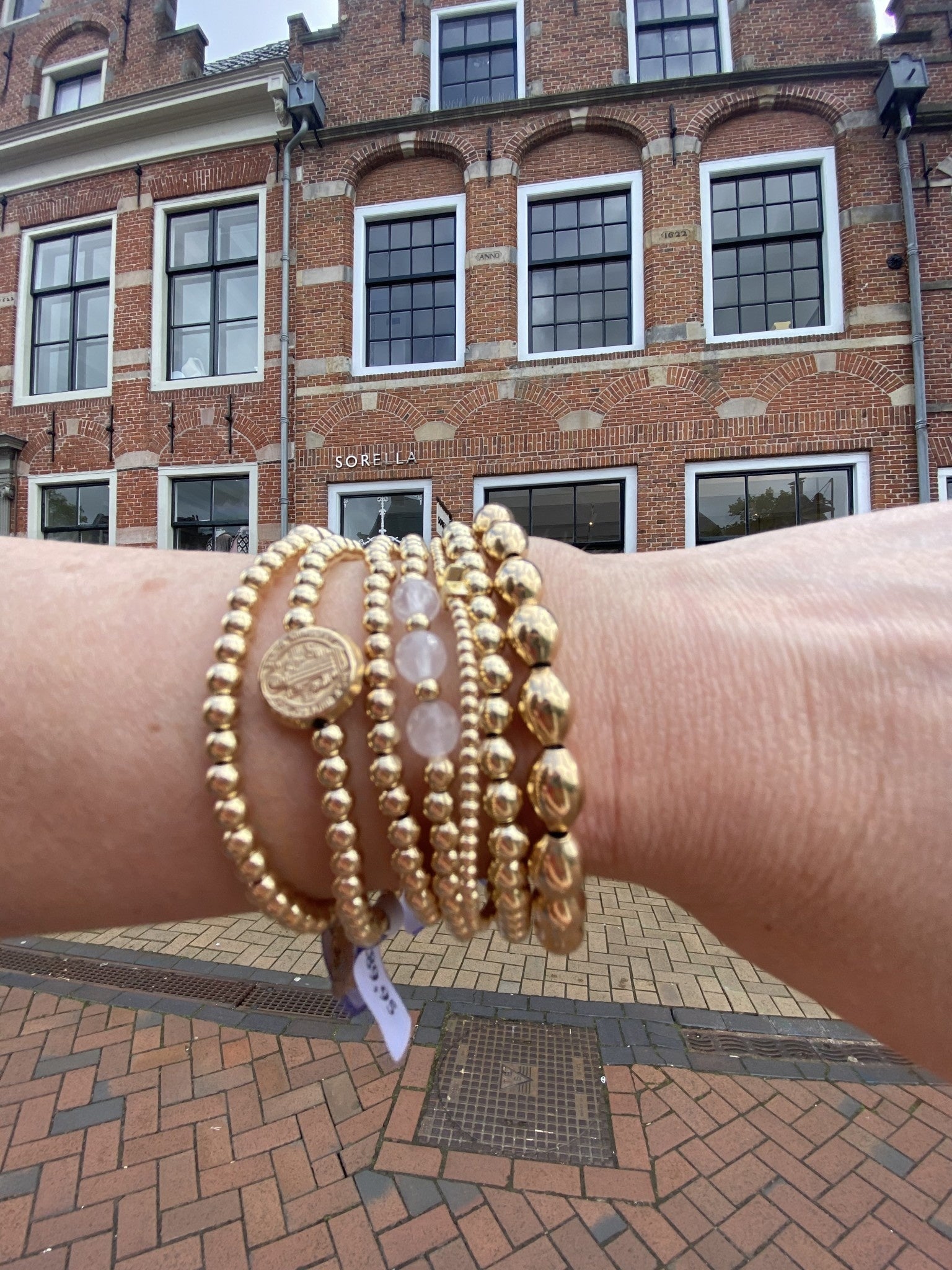 Sorella x PS call me limited edition bracelet gold