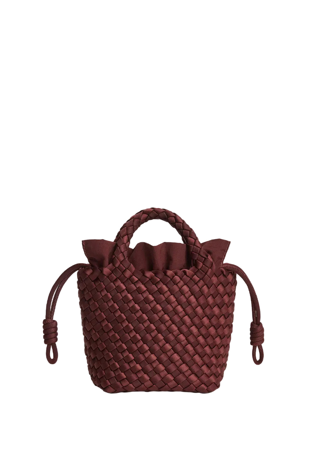 Image of Bag Mini inkberry satin stripe
