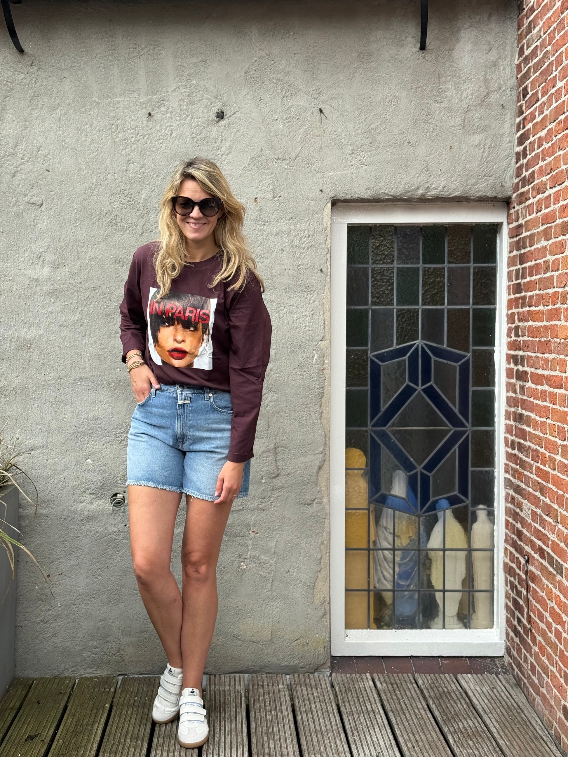 Longsleeve Emily Paris burgundy