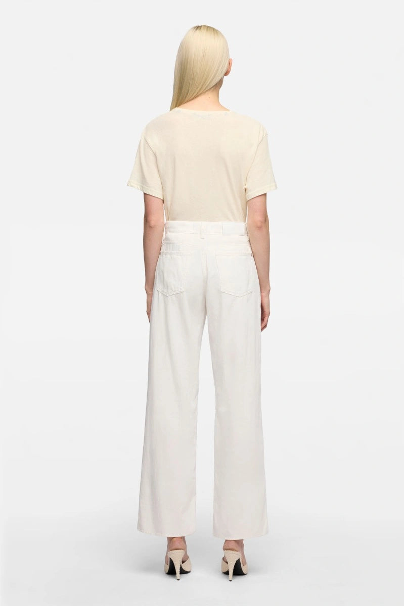 Image of Stove straight linen white