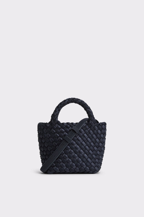 Image of Bag Mini midnight satin stripe