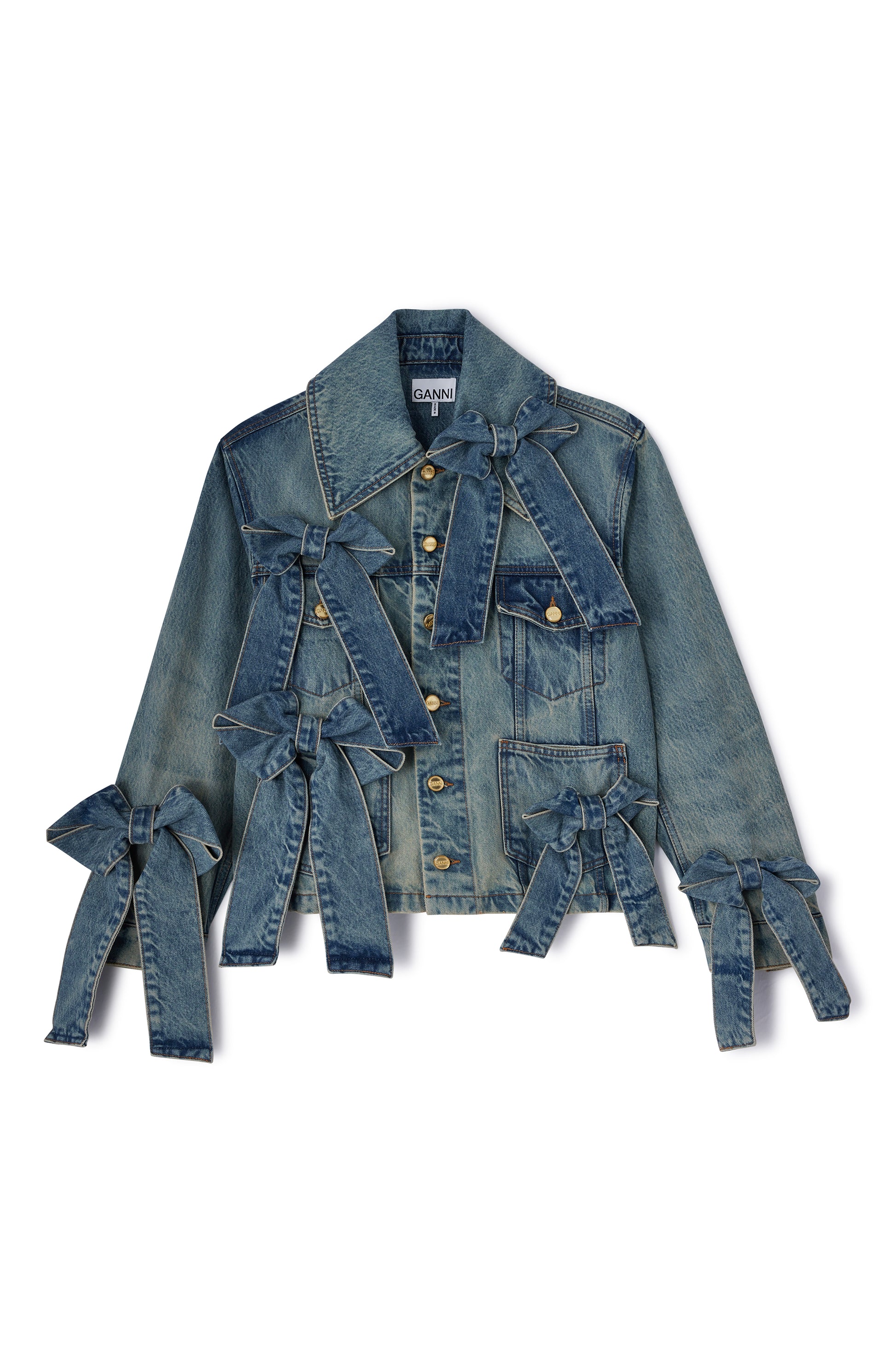 Jacket bow denim