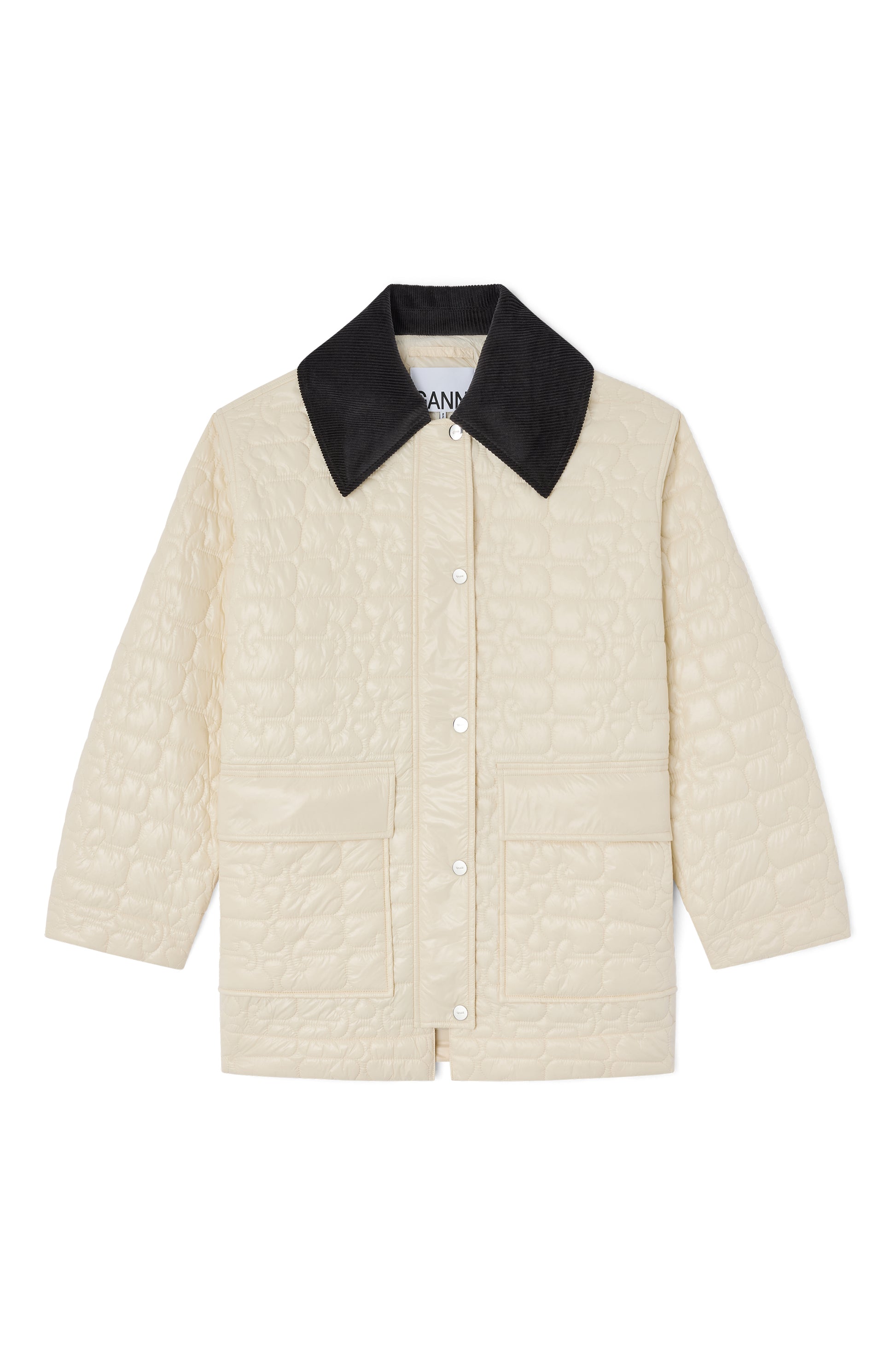 Jacket Quilt shiny ivory