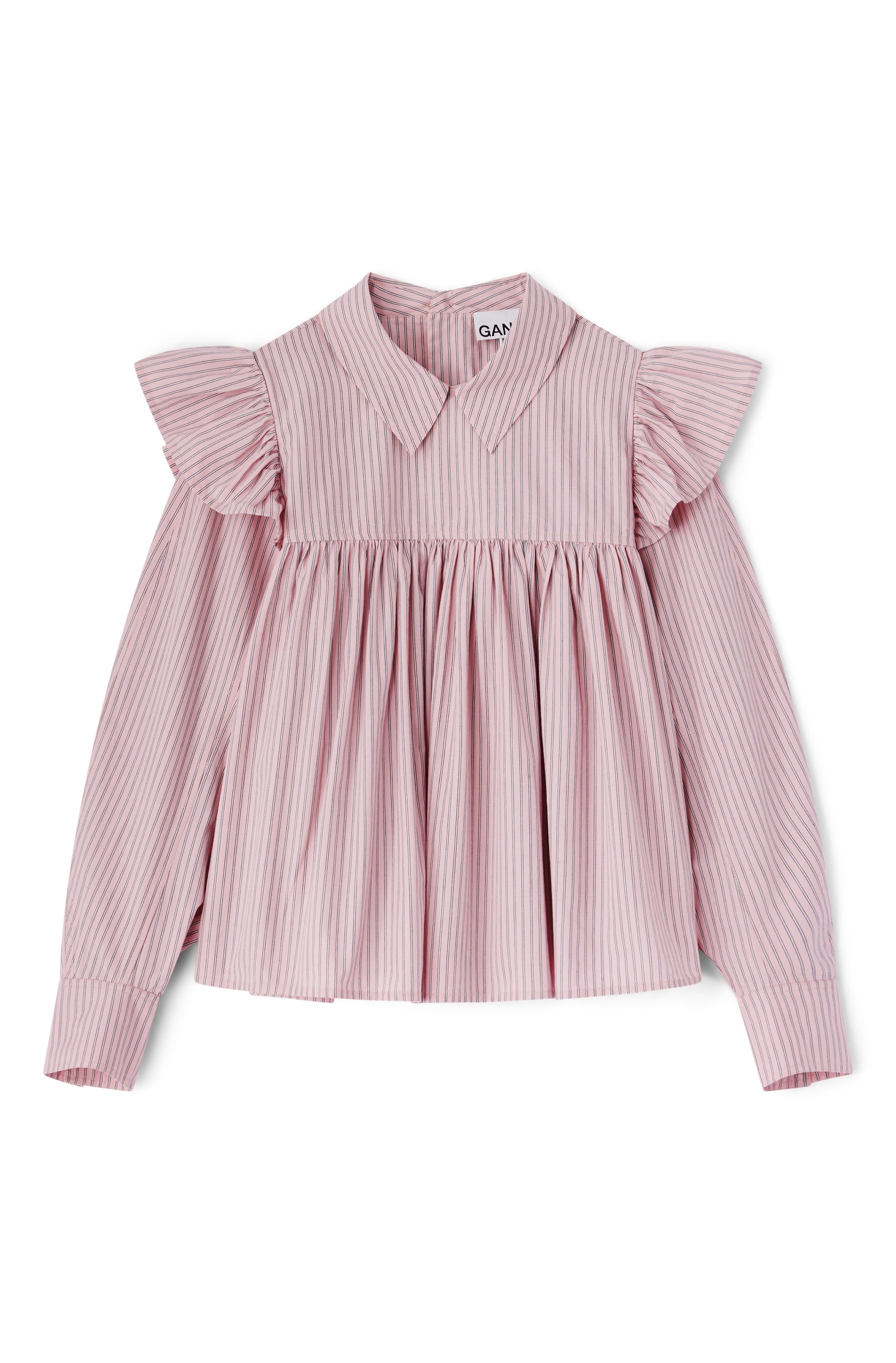Blouse oxford stripe pink