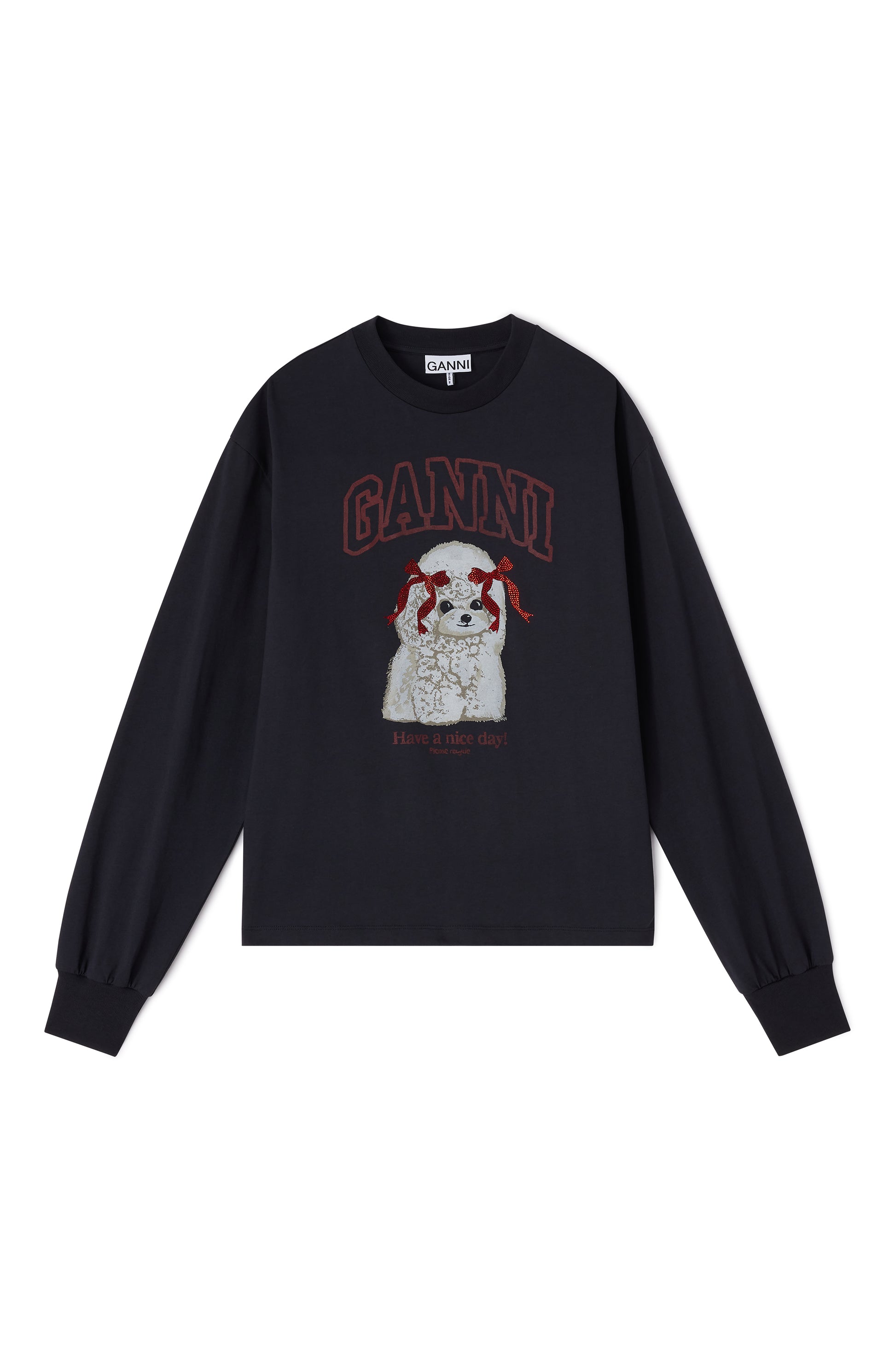 Longsleeve puppy black