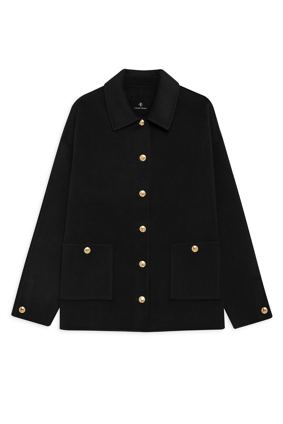 Jacket Luca cashmere blend black