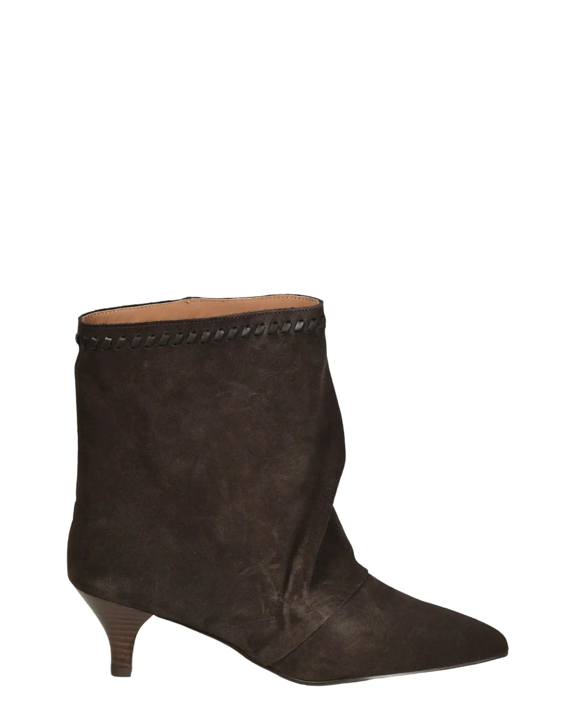 Image of Booties Maeve suede dark brown