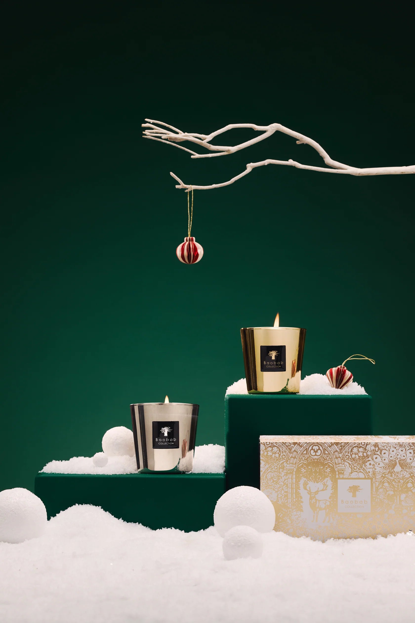 Image of Duo candle box Aurum & Platinum