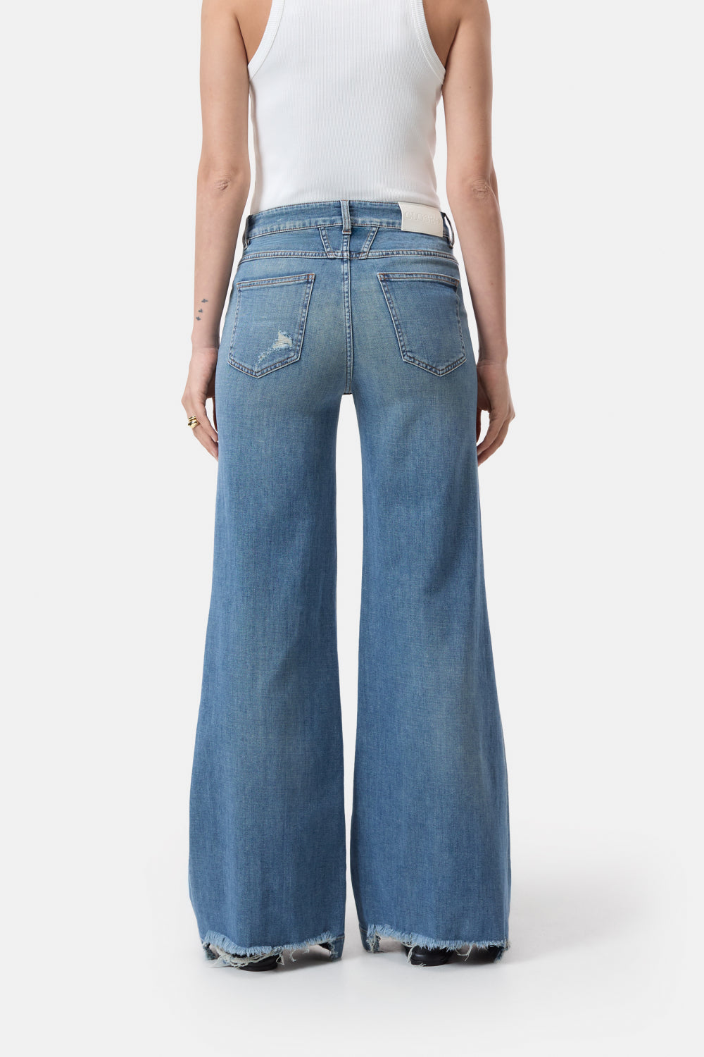 Image of Glow up mid blue cashmere demolished