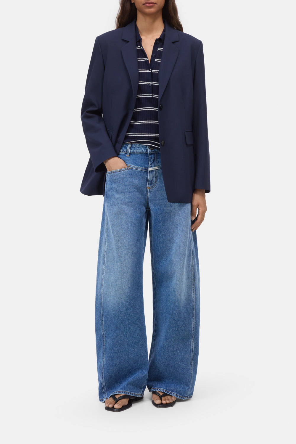 Tori-X mid blue comfort stretch