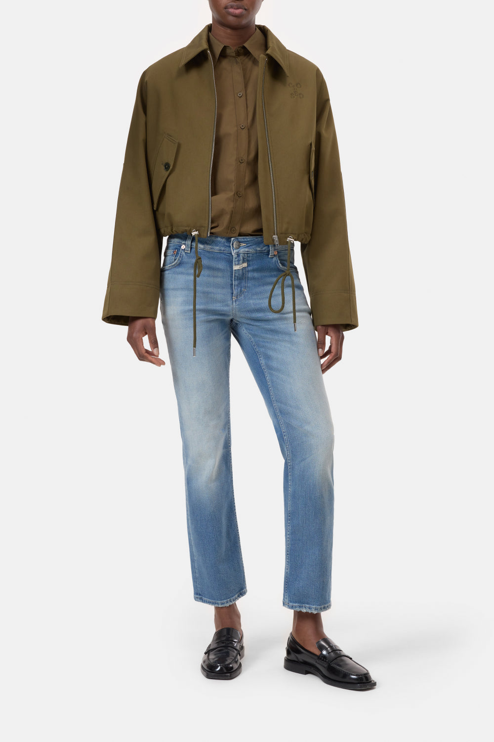 Junna deep blue super stretch lengte 32