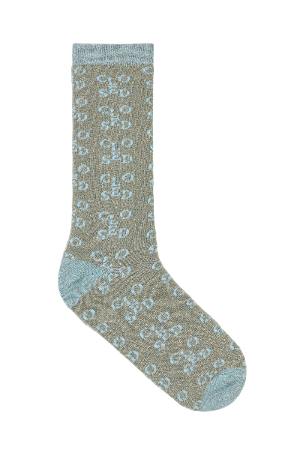 Socks glitter green