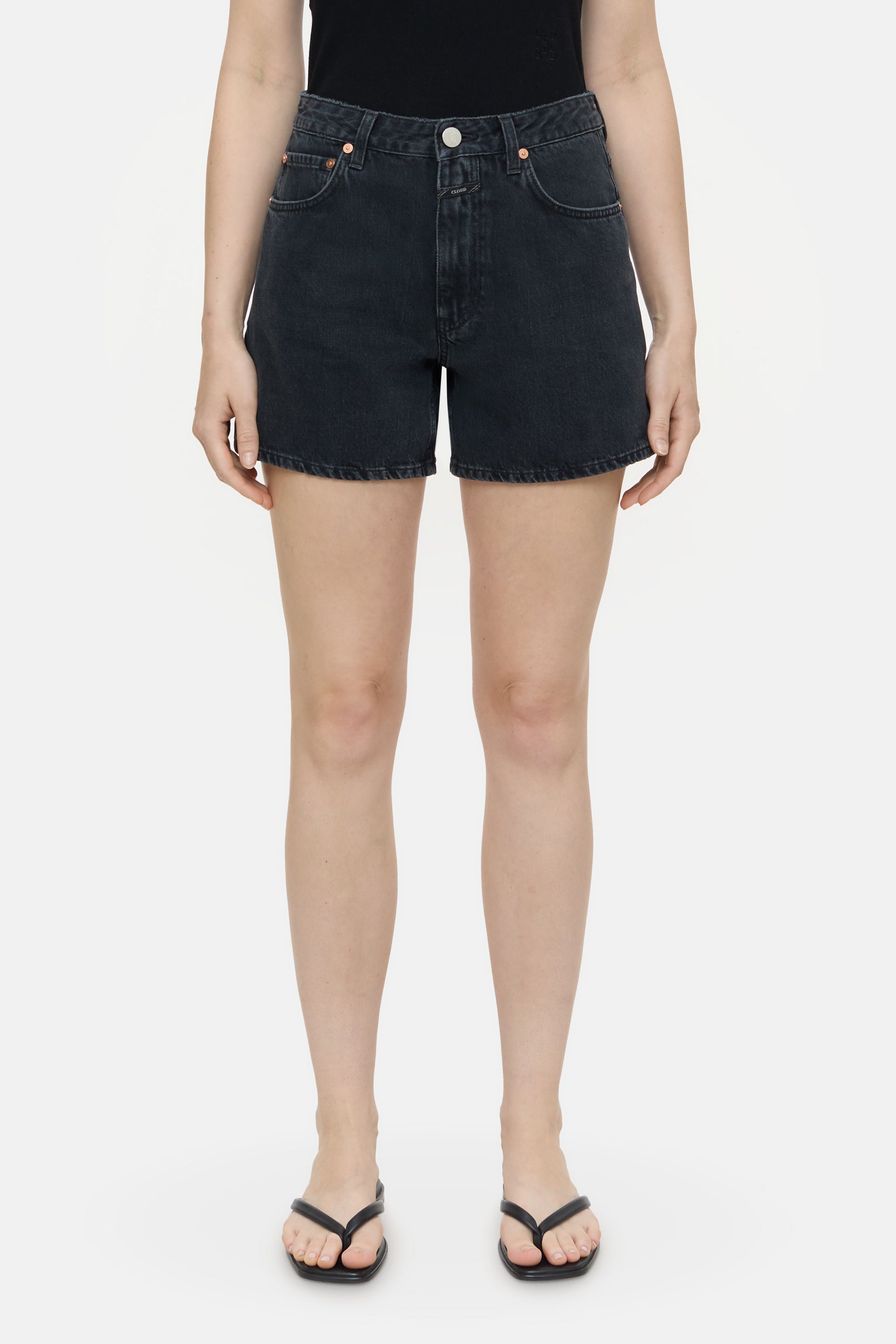 Short Janey faded black