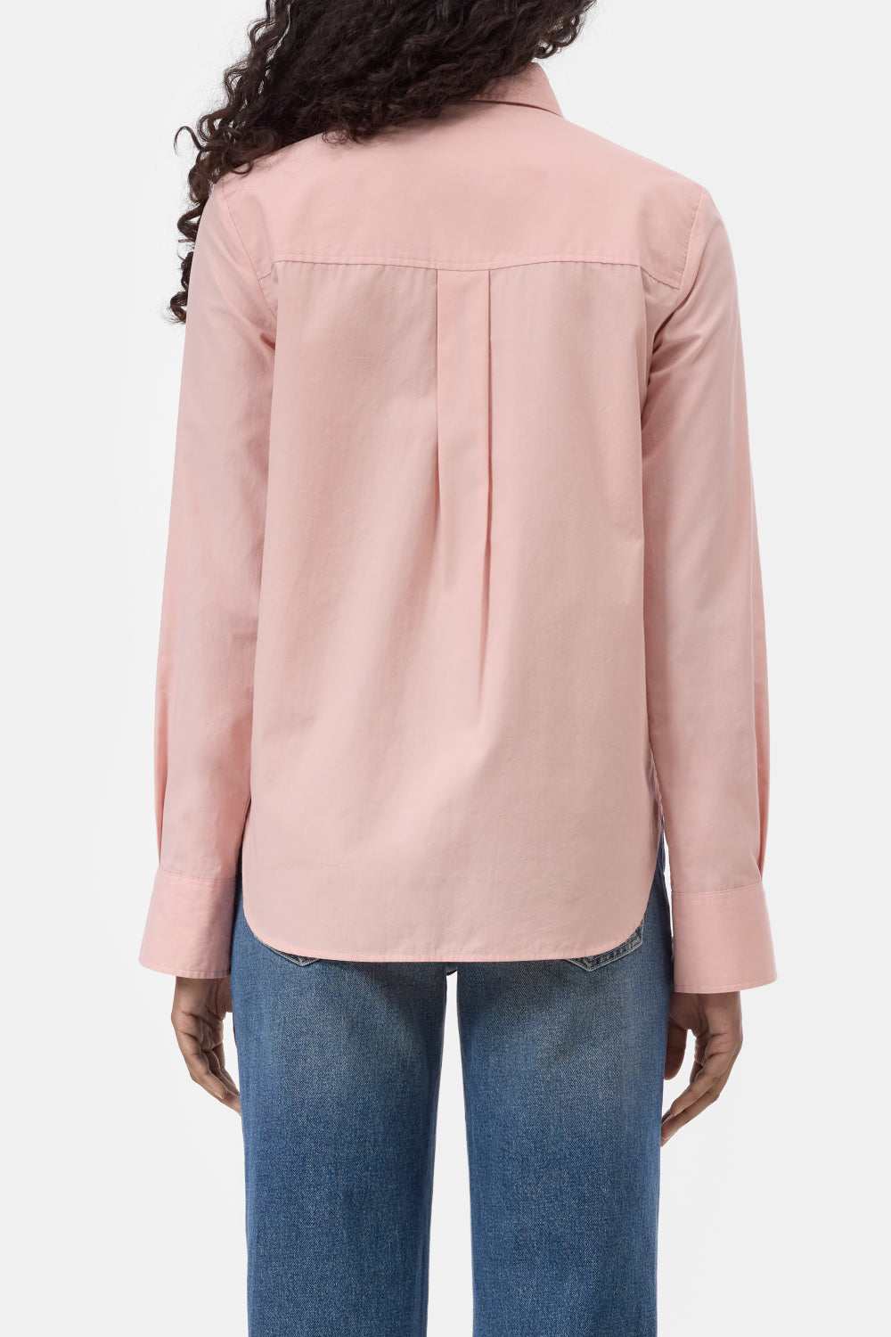 Image of Blouse sleeve placket powder pink