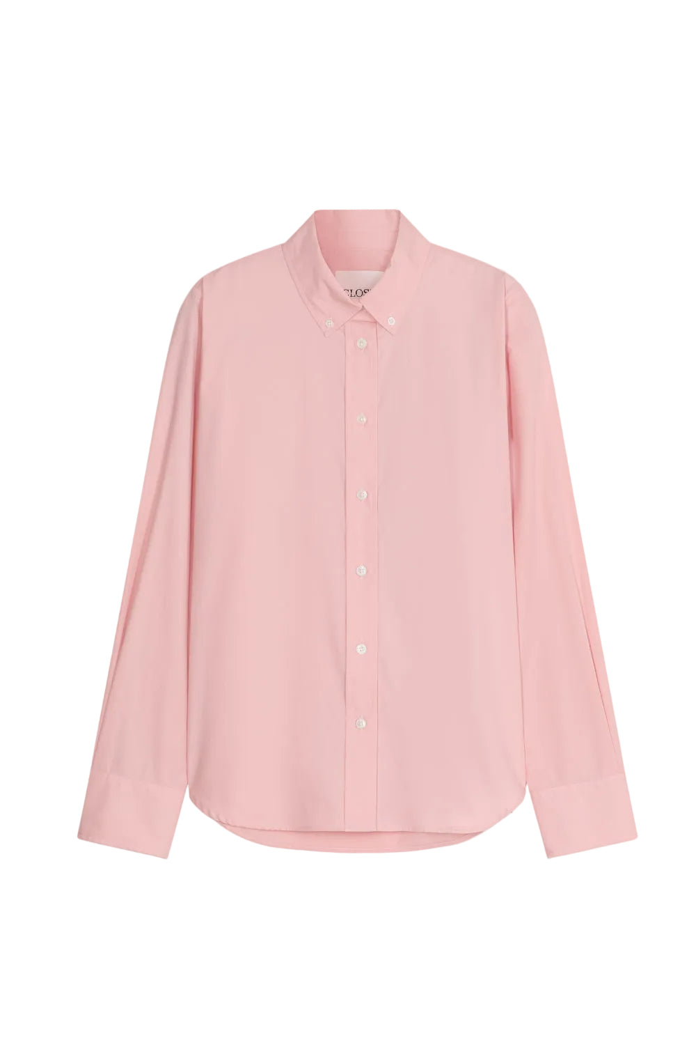Blouse sleeve placket powder pink