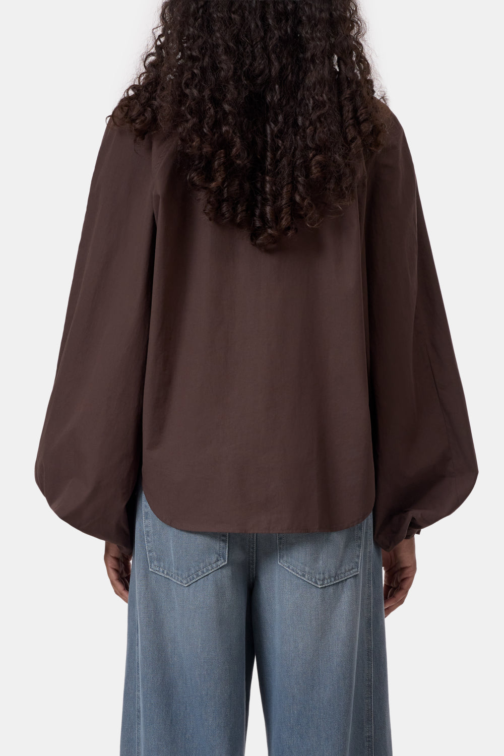 Image of Blouse raglan mahagony brown